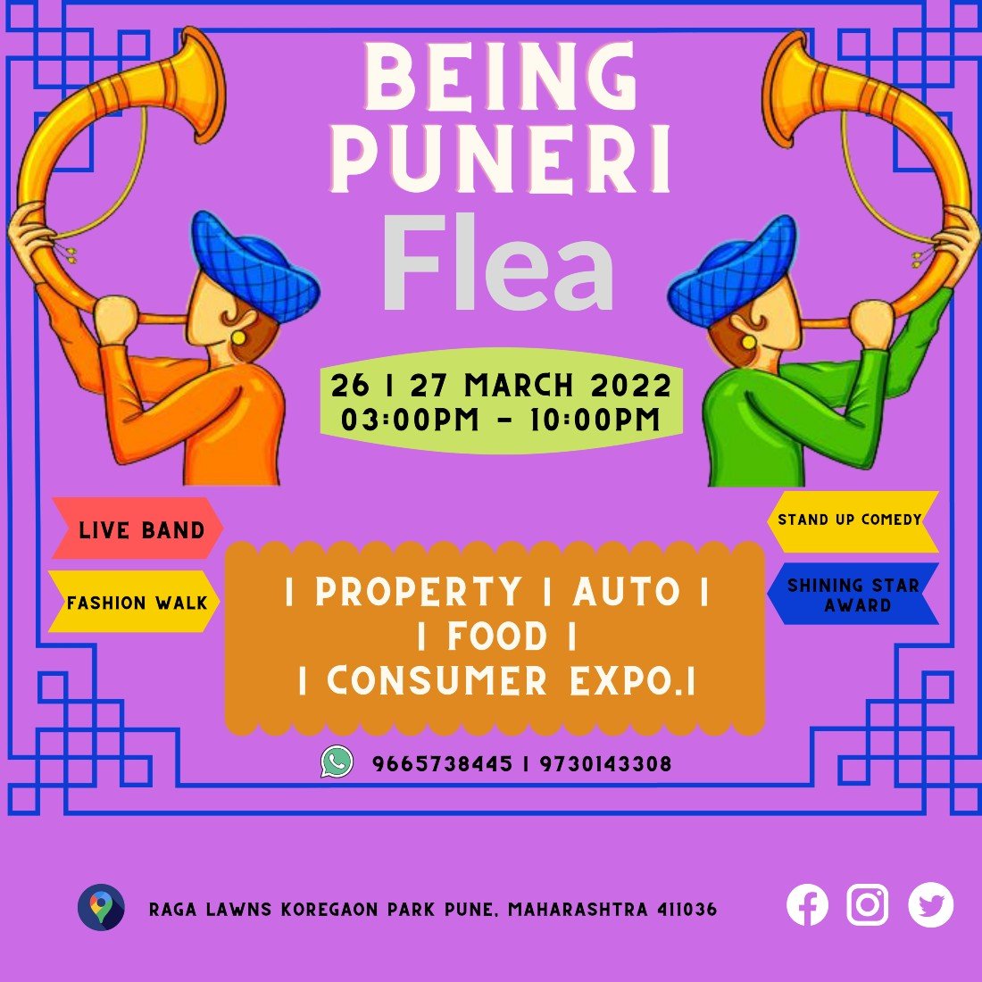 Being Puneri Flea Property Auto Food Consumer Expo Tickets 