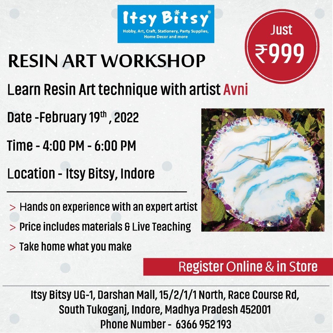 Resin Art Workshop
