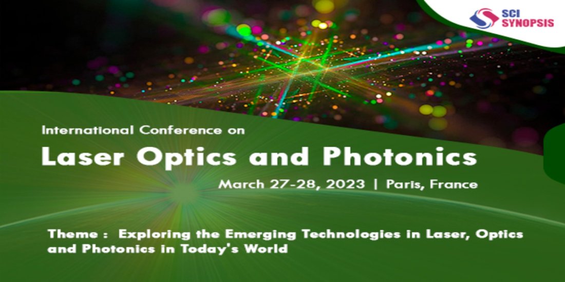 Laser,optics and photonics Tickets paris March 27 to March 28