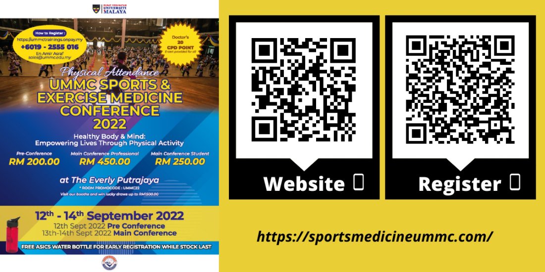 UMMC SPORTS & EXERCISE MEDICINE CONFERENCE (HYBRID EDITION) The