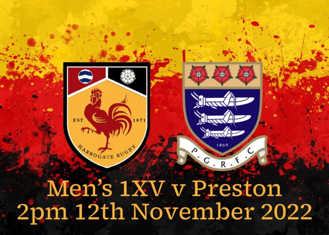 Harrogate RUFC Mens 1XV v Preston Apollo Capital Stadium, Harrogate, EN