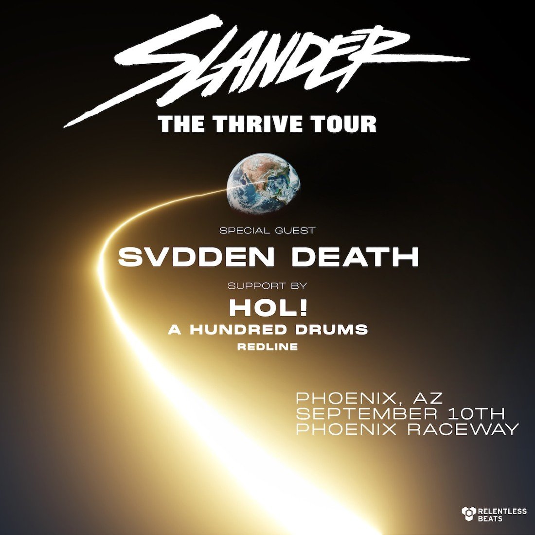 SLANDER \u2013 THE THRIVE TOUR Electrifies Phoenix Raceway, September 10th  