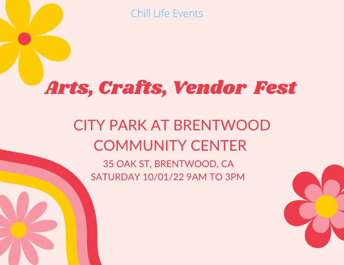 Arts, Crafts, Vendor Fest Tickets Brentwood City Park October 1, 2022