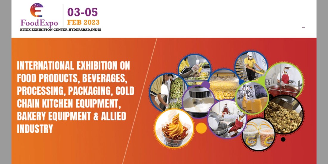 FOOD EXPO 2023 Tickets Hitex Exhibition Center Trade Fair Office