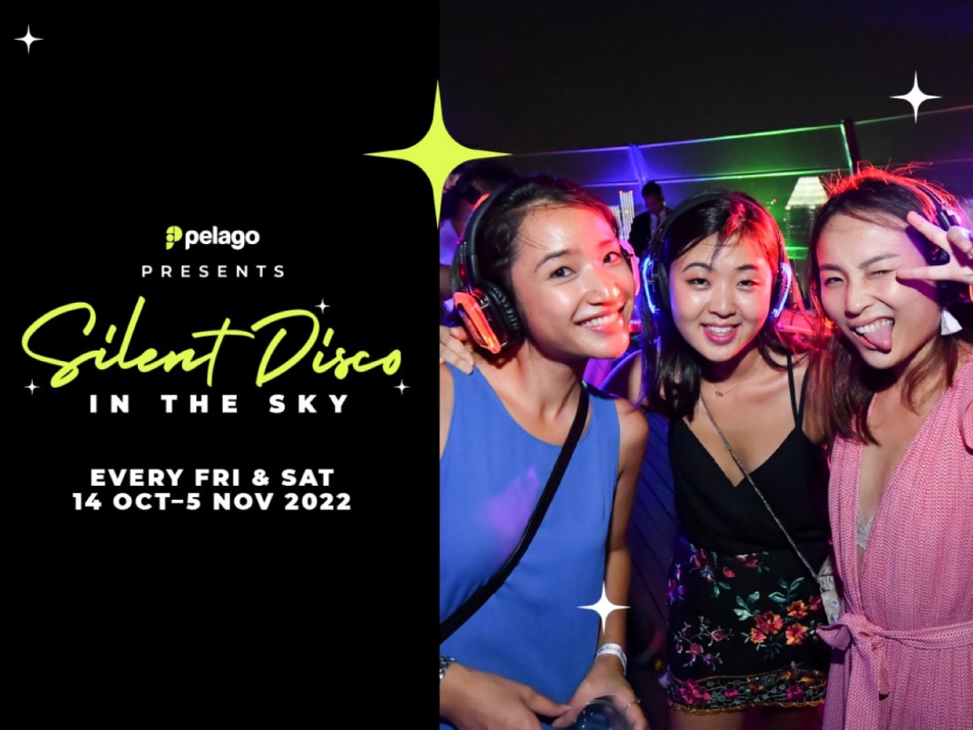 Pelago\u2019s Silent Disco In The Sky @ SkyPark Observation Deck at Marina Bay Sands