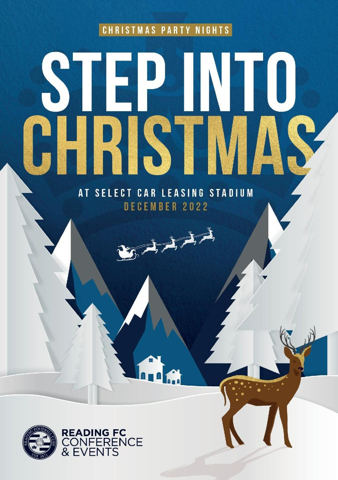 Christmas Party Night in Club 106 at Reading Football Club Reading