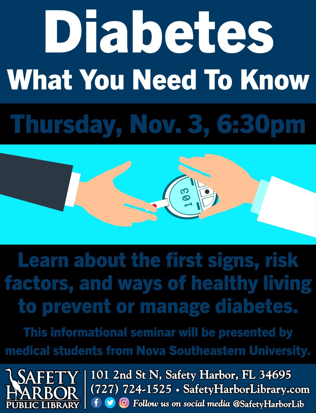 Diabetes What You Need to Know Safety Harbor Public Library