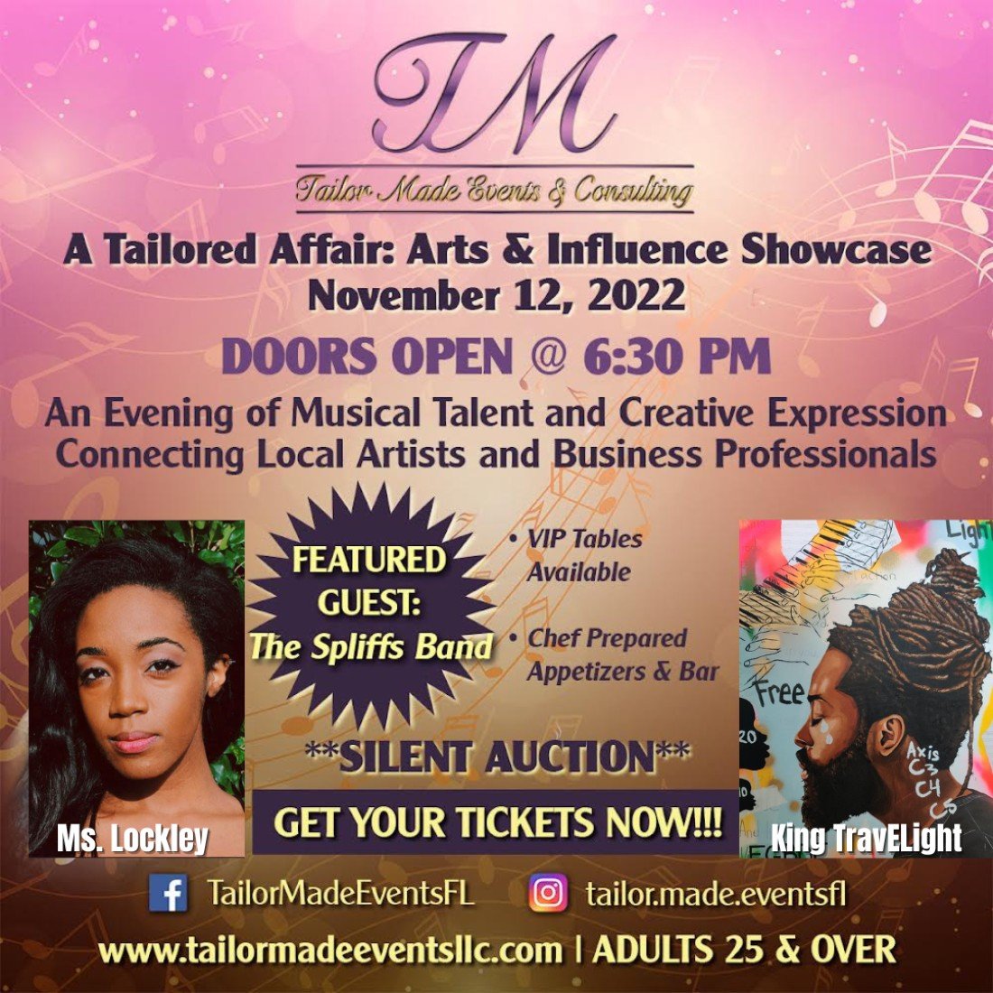 A Tailored Affair Arts Influence Showcase Mixer Tickets Friday 
