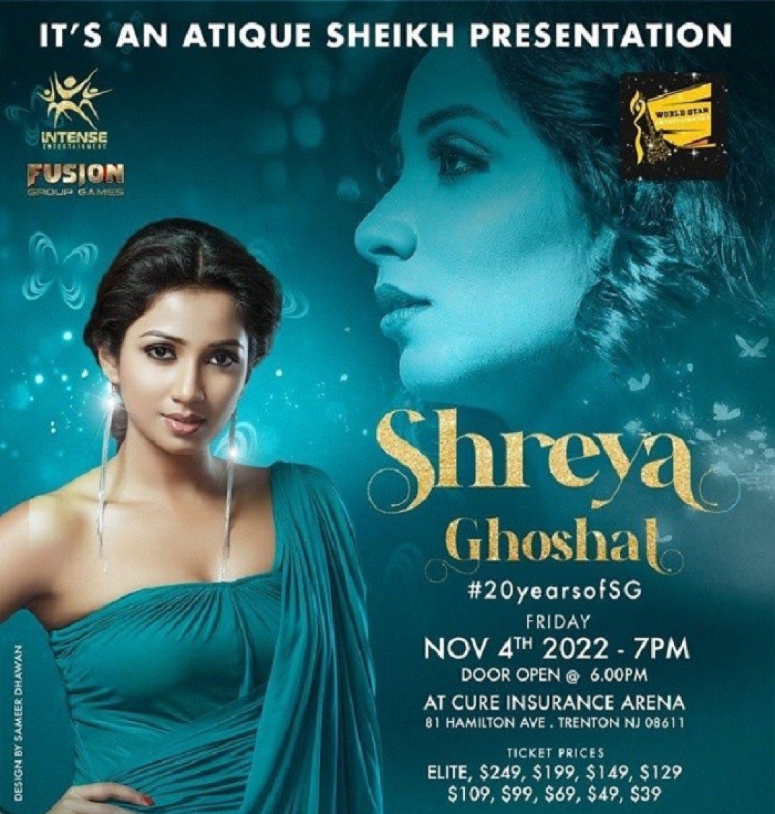 Shreya Ghoshal Live In New Jersey 2022