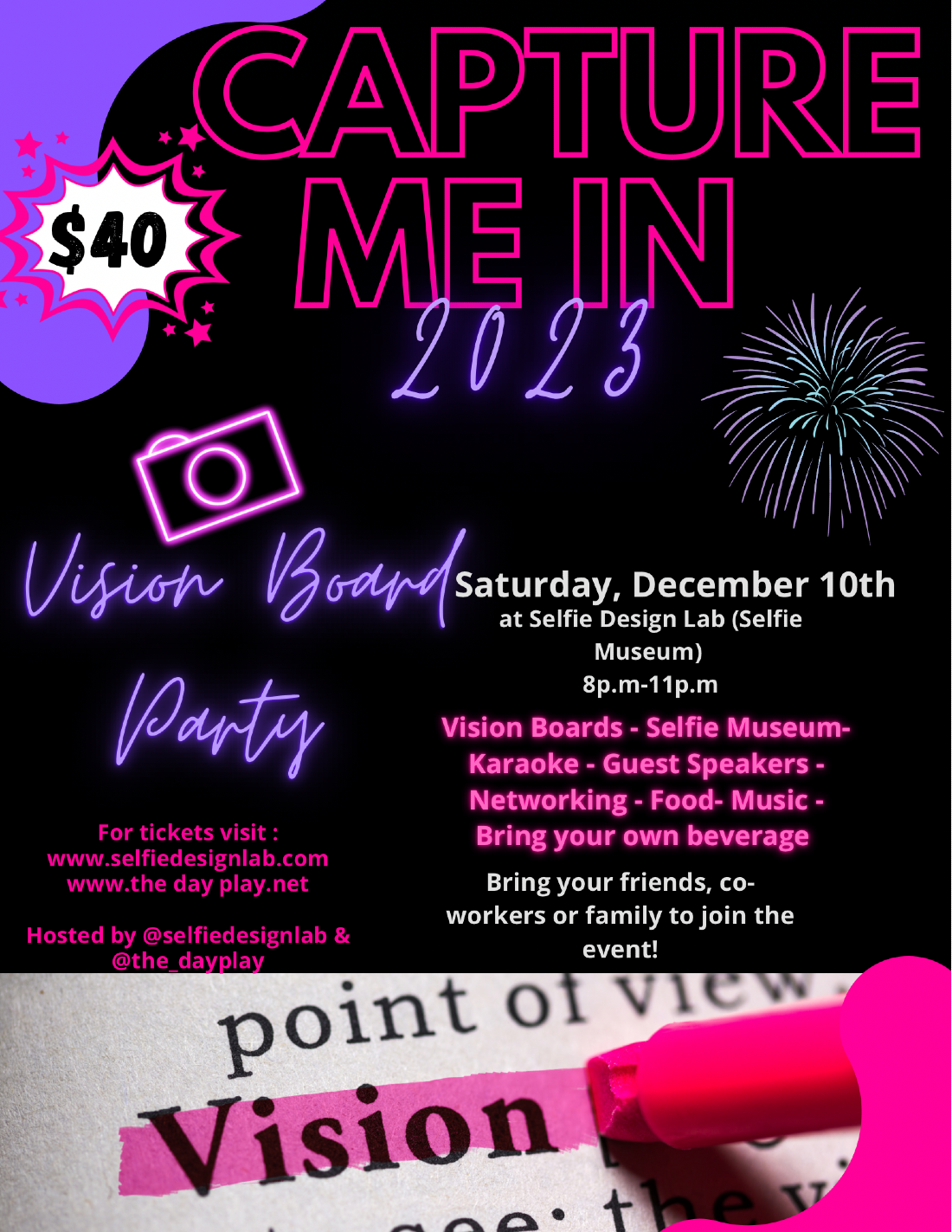 Capture me in 2023 Tickets | Selfie Design Lab, Moorestown, NJ ...