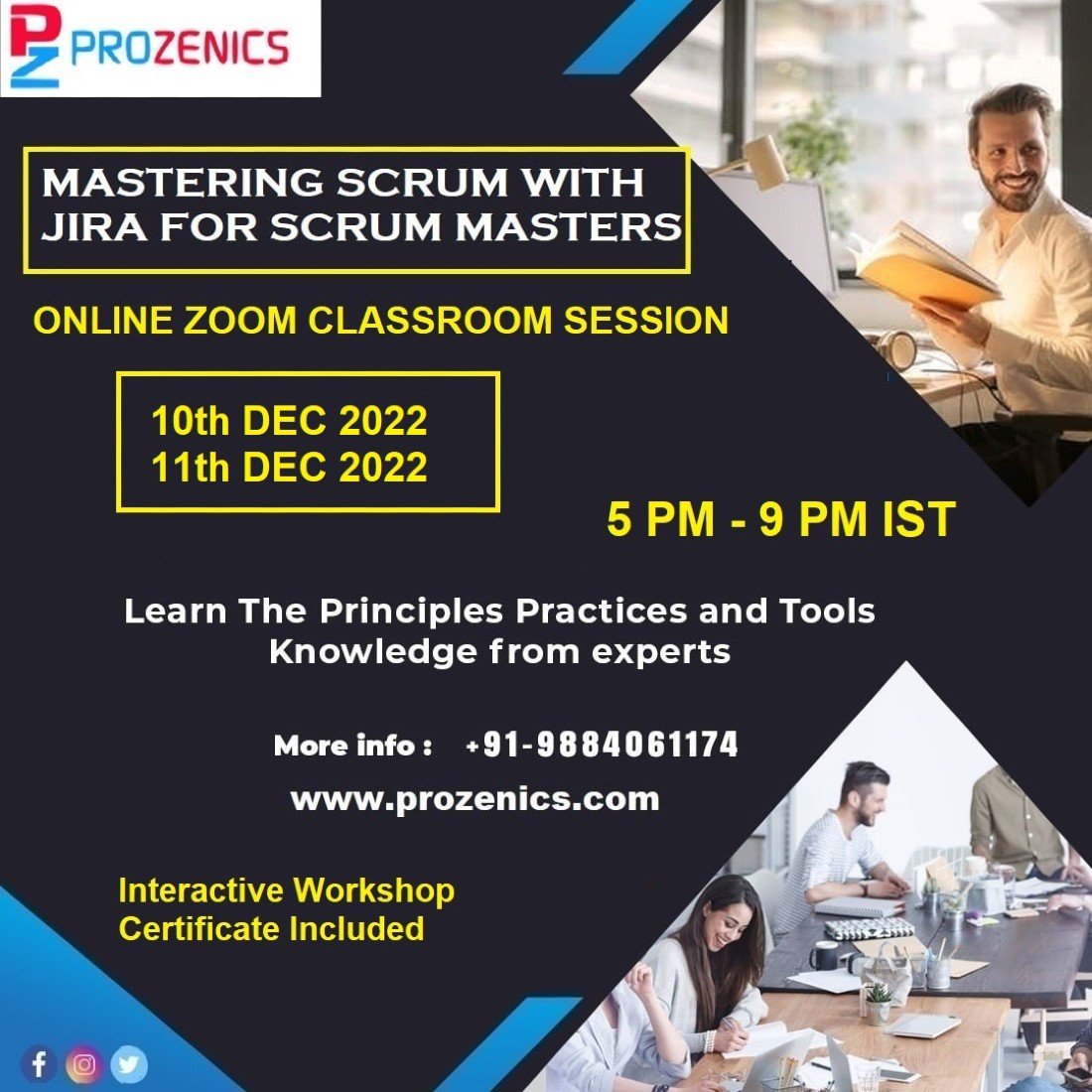 Mastering Scrum with JIRA for Scrum Masters Online Dec 2022 Batch ...