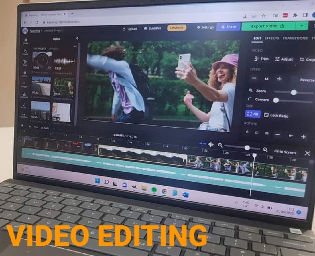 VIDEO EDITING online class