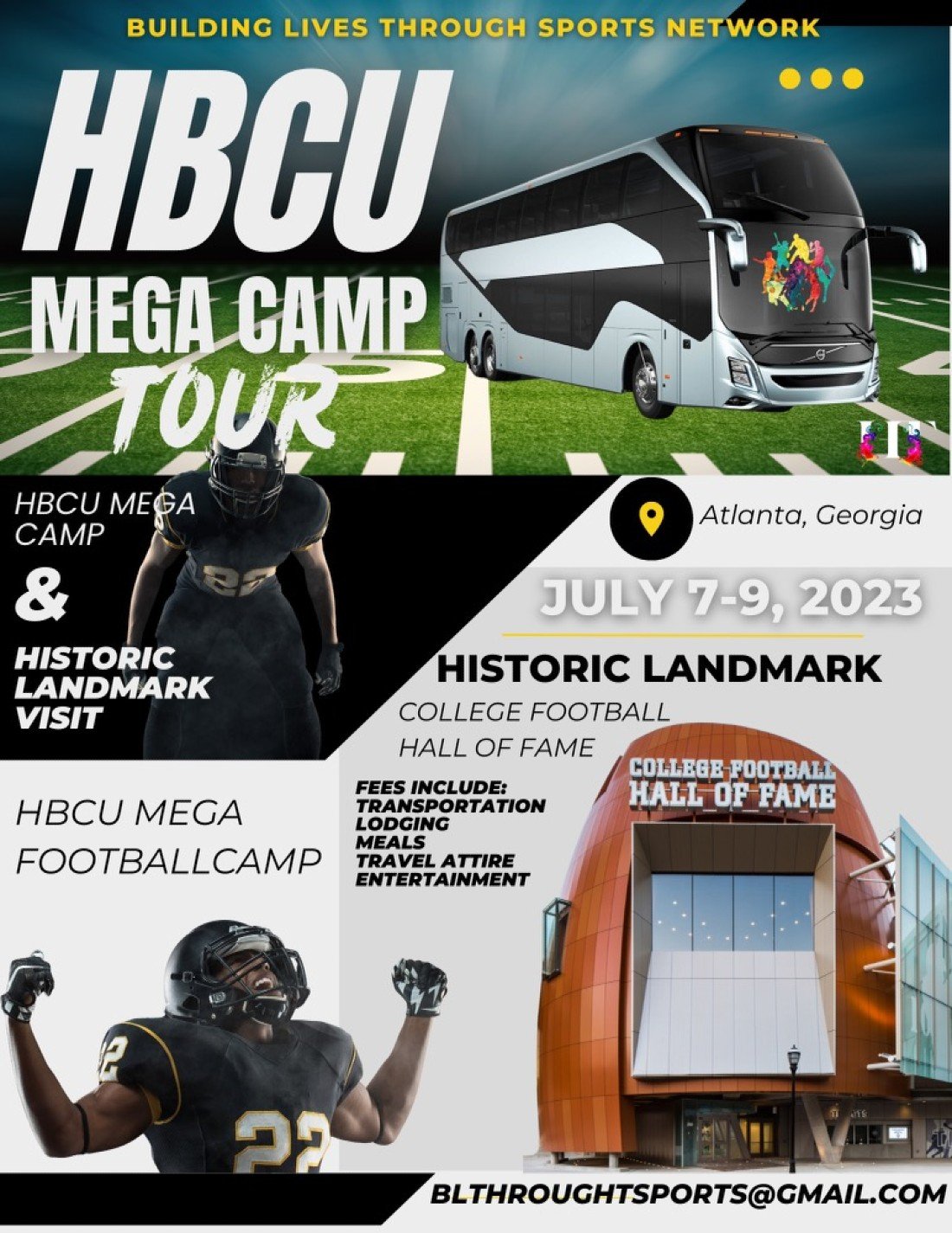 2023 HBCU Mega Camp Tour Powered By BLTS Network Tickets Walmart 