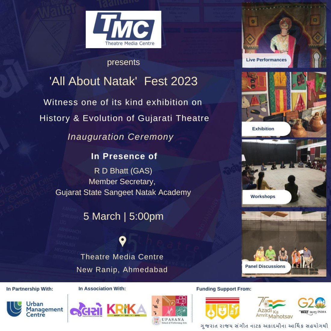 Exhibition on History and Evolution of Gujarati Theatre Tickets