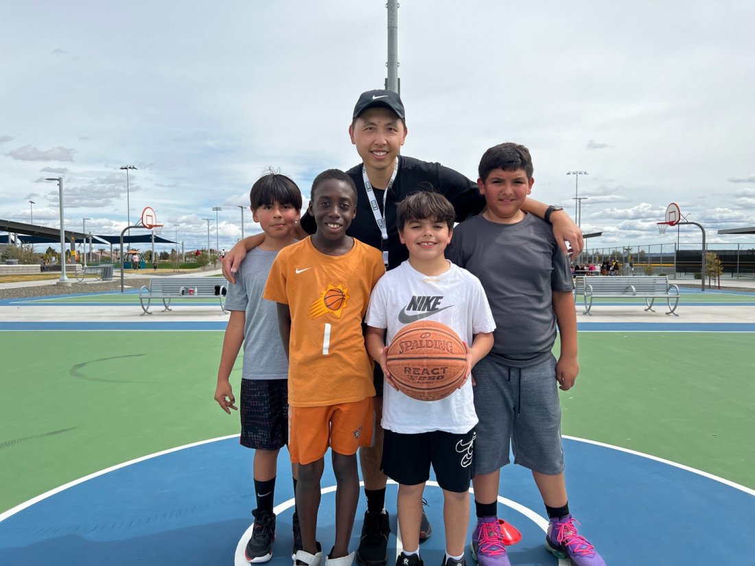 Falcon Beach Volleyball Game South Lake Park, Goodyear, AZ April 12