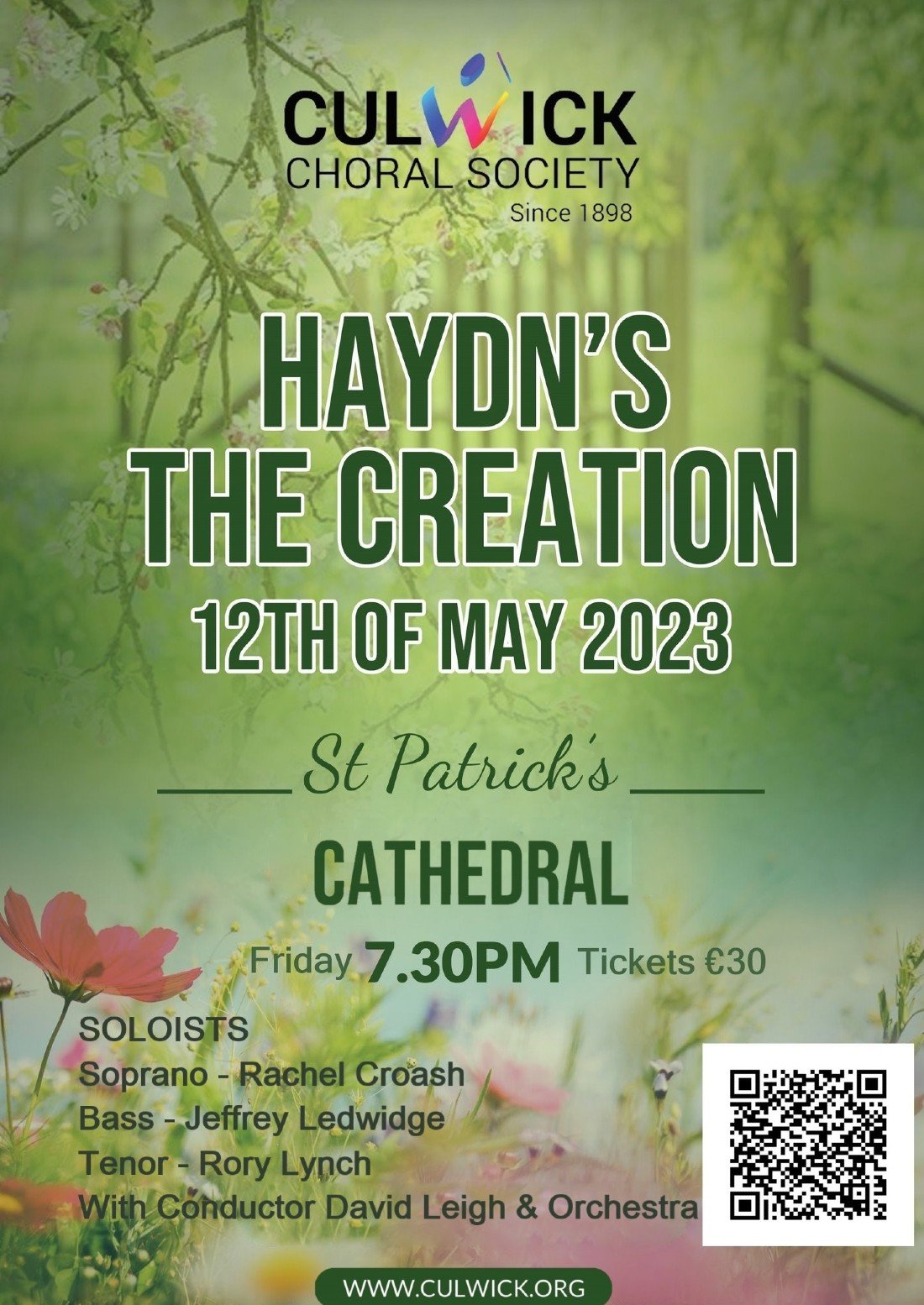 Joseph Haydn The Creation St Patrick's Cathedral, Dublin, DN May 12, 2023 Joseph Haydn The Creation St Patrick's Cathedral, Dublin, DN May 12, 2023