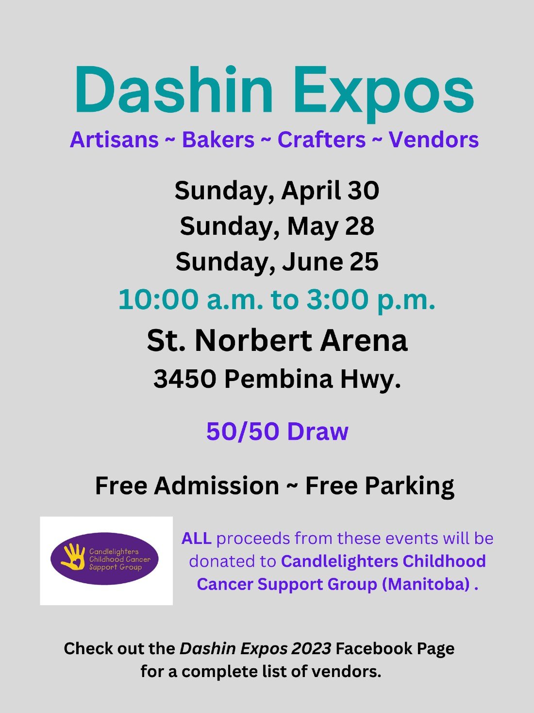 Dashin Expos 2023 Tickets St. Norbert Arena, Winnipeg, MB April 30