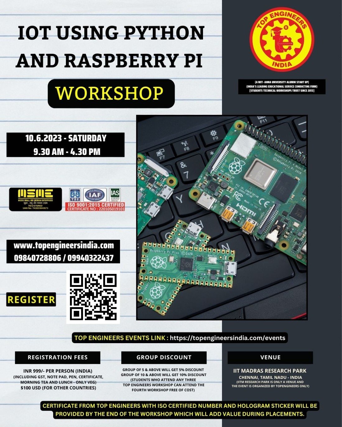 IOT USING PYTHON AND RASPBERRY PI WORKSHOP