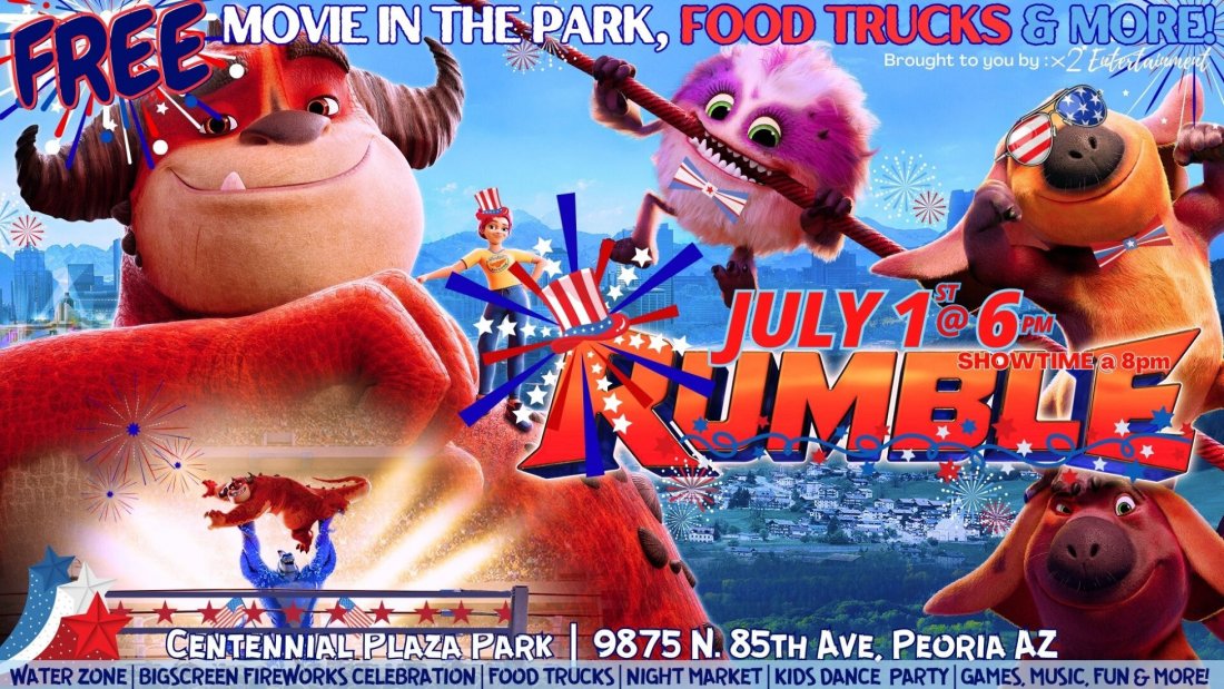 FREE Peoria Patriotic Celebration, Outdoor Movie and More! Sat July 1st