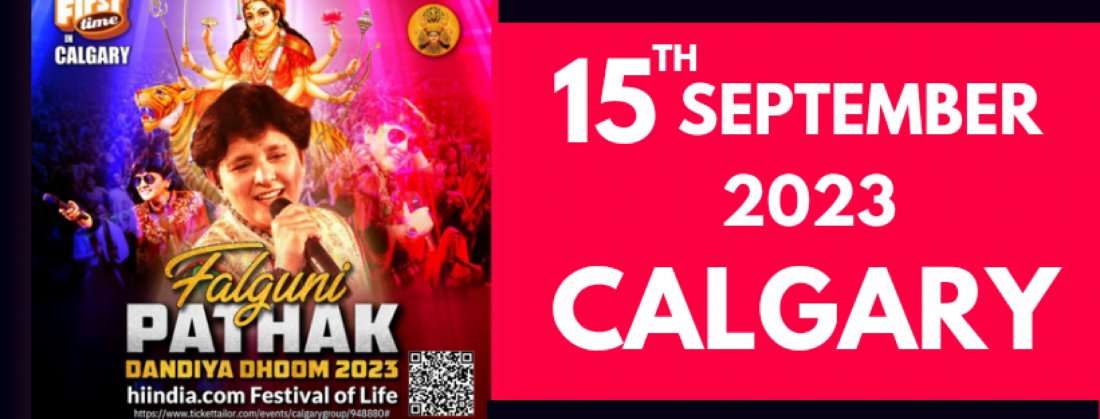Falguni Pathak - Dandiya Dhoom 2023 (Calgary)