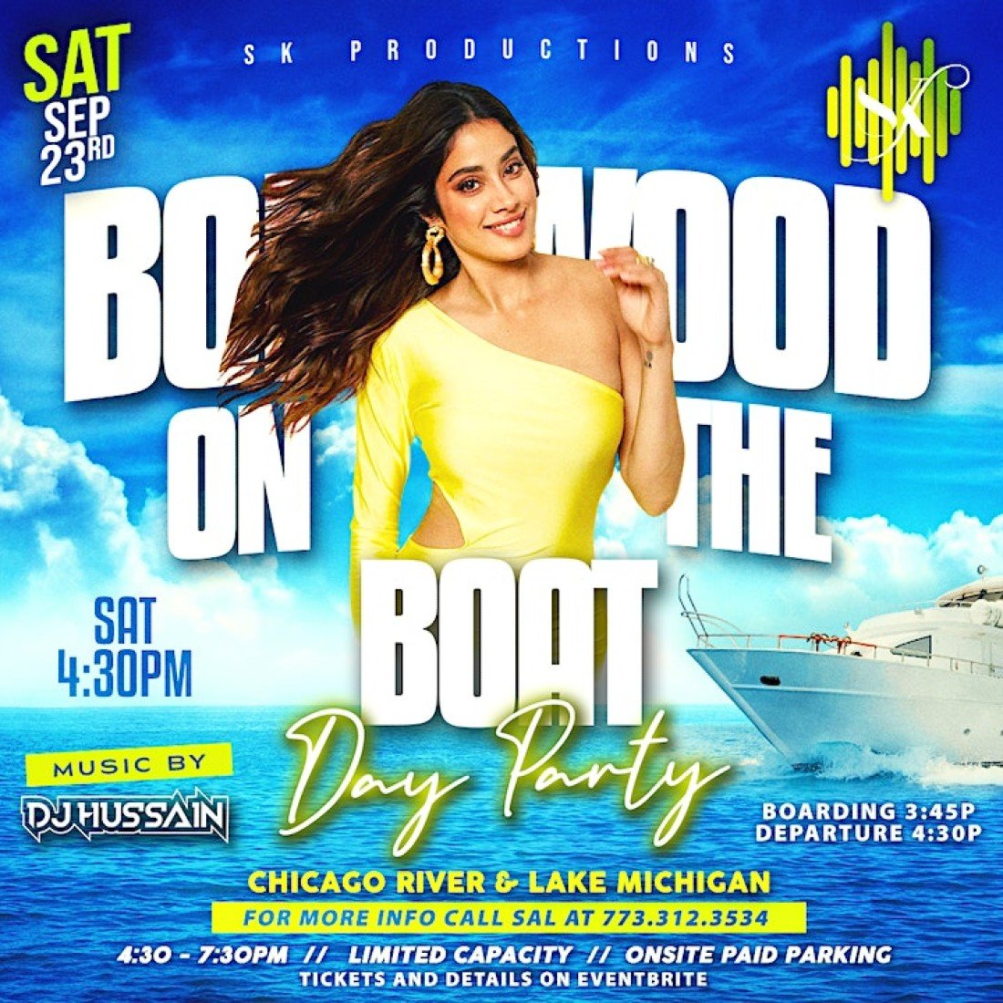 BOLLYWOOD ON THE BOAT Tickets RIVER CITY MARINA, Chicago, IL
