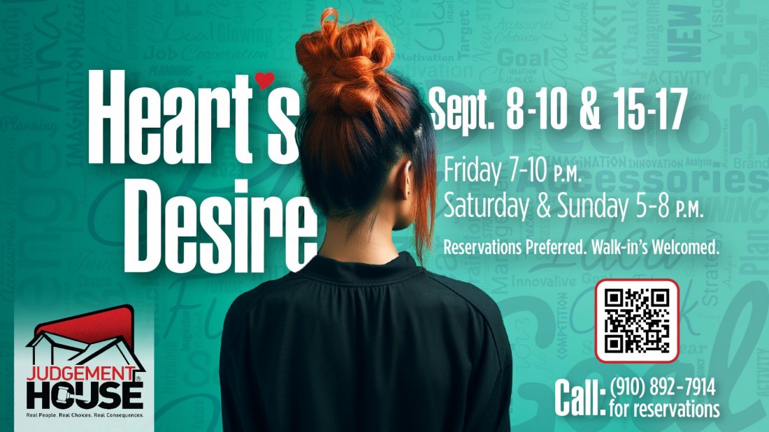 JUDGEMENT HOUSE A Hearts Desire Tickets Central Baptist Church, Dunn