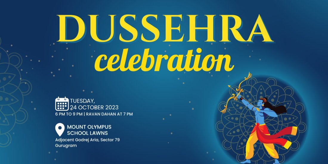 Dussehra Mela 2023 | Dandiya Night | Mount Olympus School, Gurugram