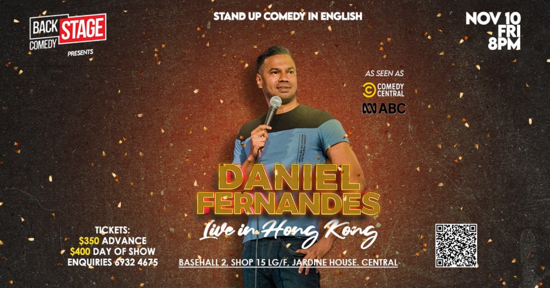Backstage Comedy Presents: Daniel Fernandes - Live in Hong Kong