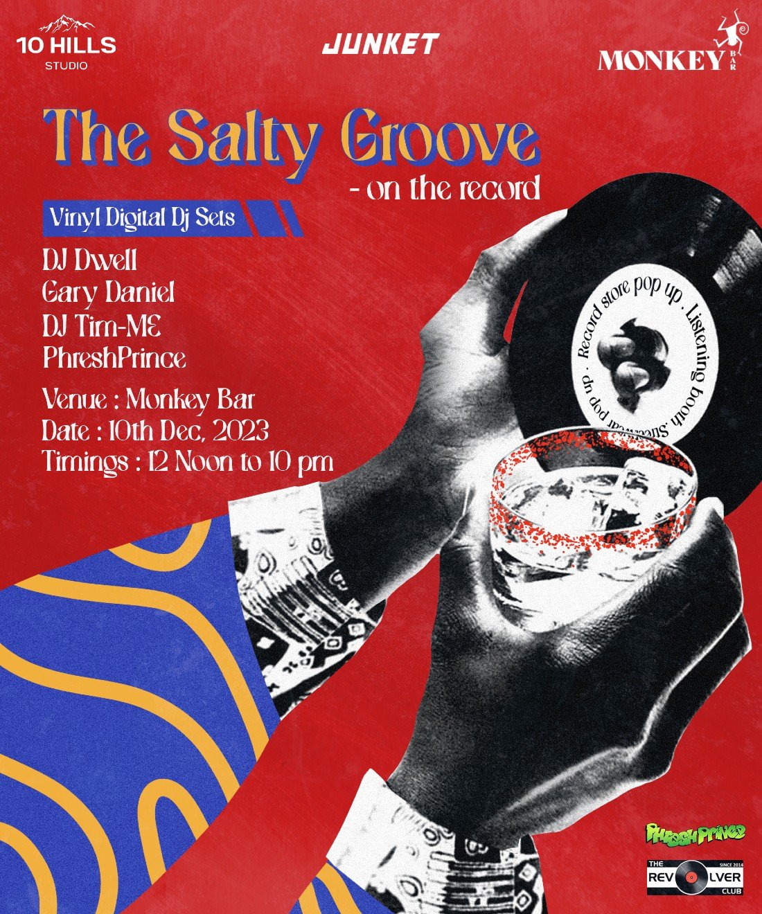 The Salty Groove On The Record this Sunday at Monkey Bar, Kolkata