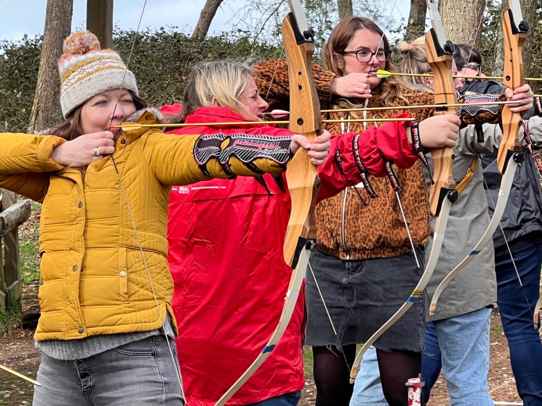 Easter Family Activities Dorset. Archery, Axe Throwing and Crossbows