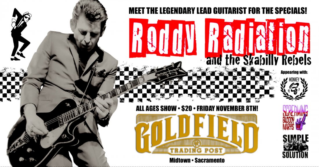 Roddy Radiation (of the SPECIALS) w/Monkey / Screaming Bloody Marys