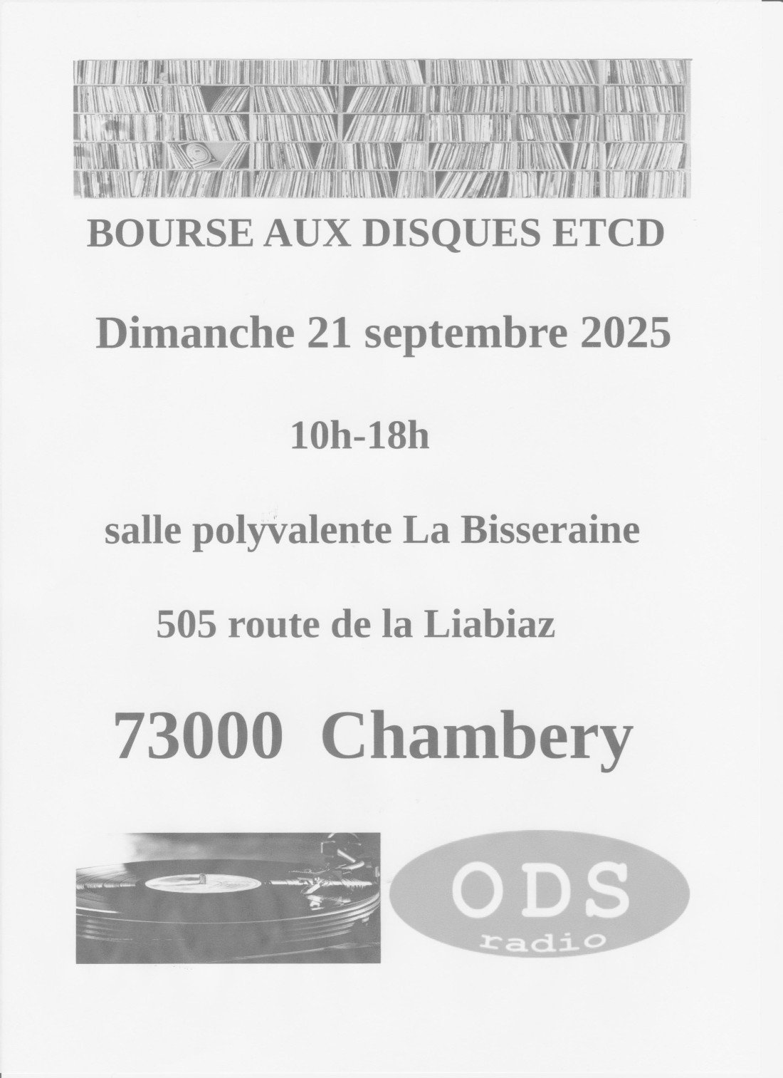 bourse aux disques vinyles et cd
