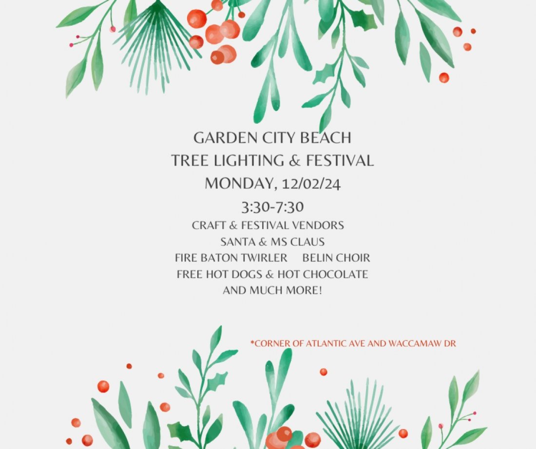 Garden City Beach Community Tree Lighting and Festival