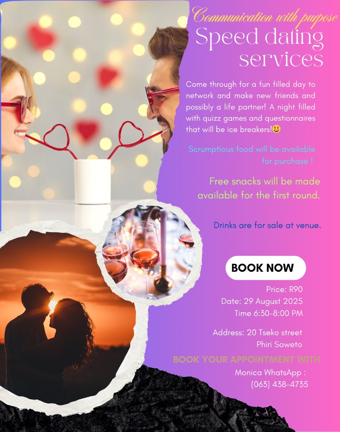 Speed dating event