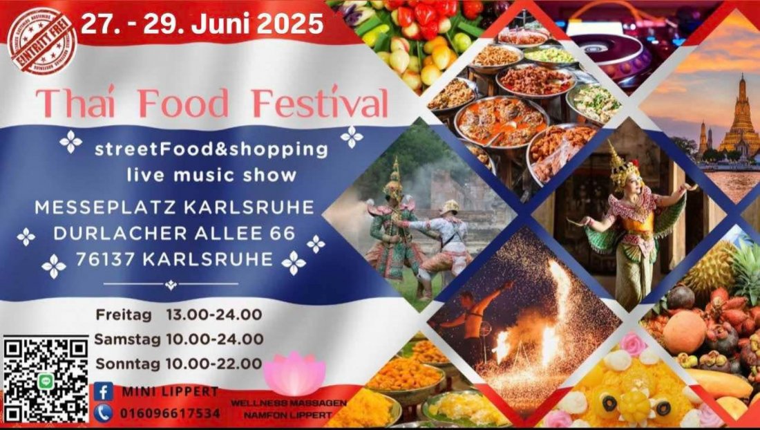 Thai Food Festival auf dem Messplatz Karlsruhe