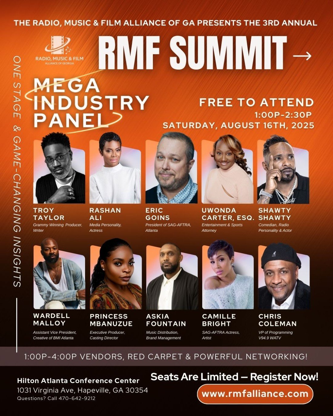 RMF Summit Entertainment, & Film Mega Panel