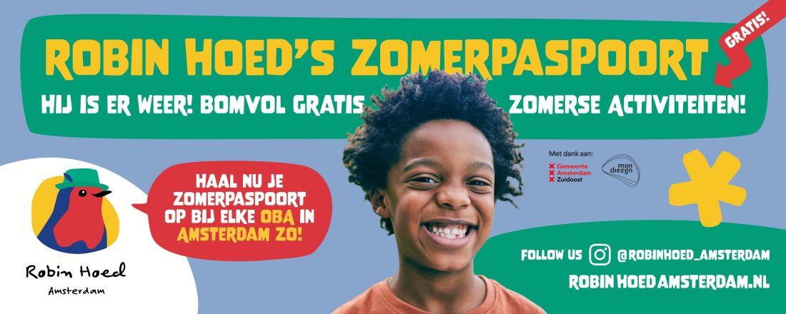 Zomerpaspoort 2025 - Free Summer of Kids Activities in Amsterdam Zuidoost
