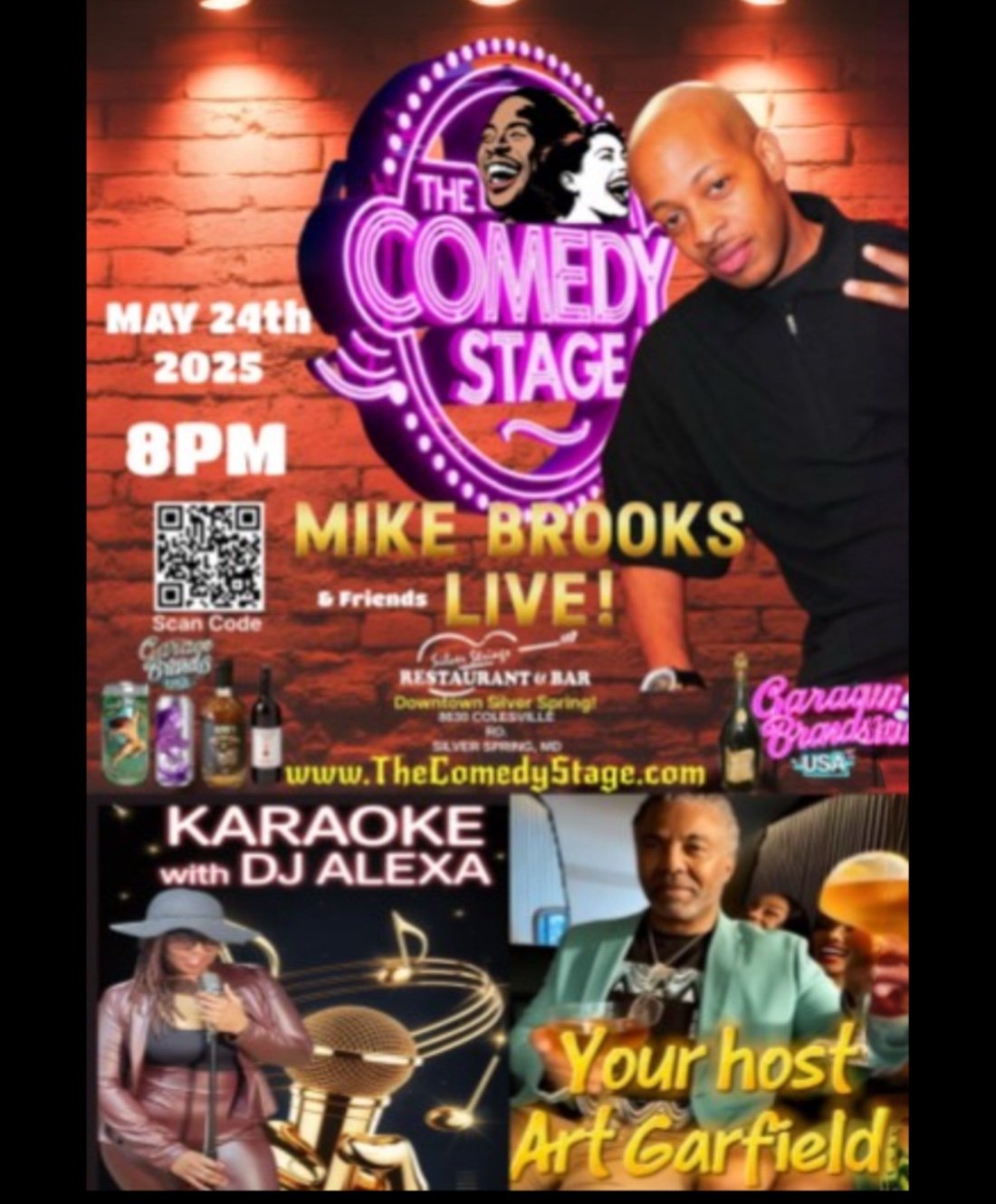 FUNNYMAN \u201cMIKE BROOKS & friends \u201c @ The Comedy Stage!