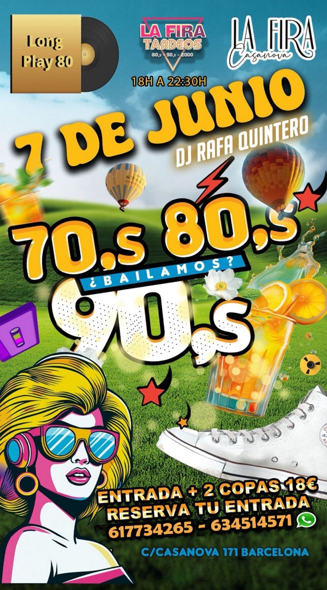 Tardeo Bailando los 70s, 80s y 90s