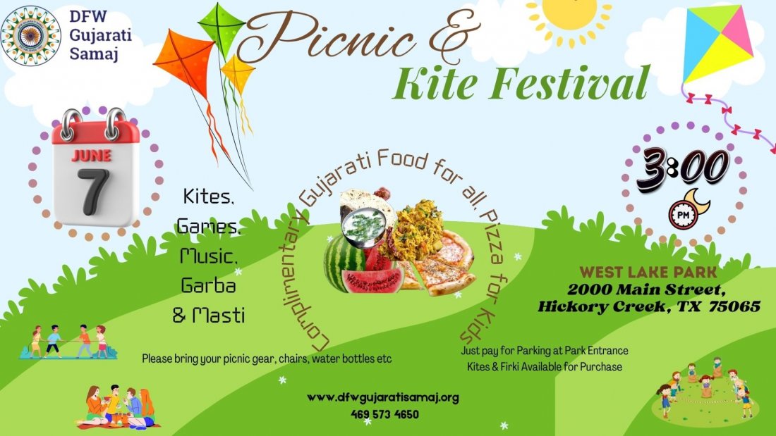 DFW Gujarati Samaj - Annual Picnic & Kite Flying Festival