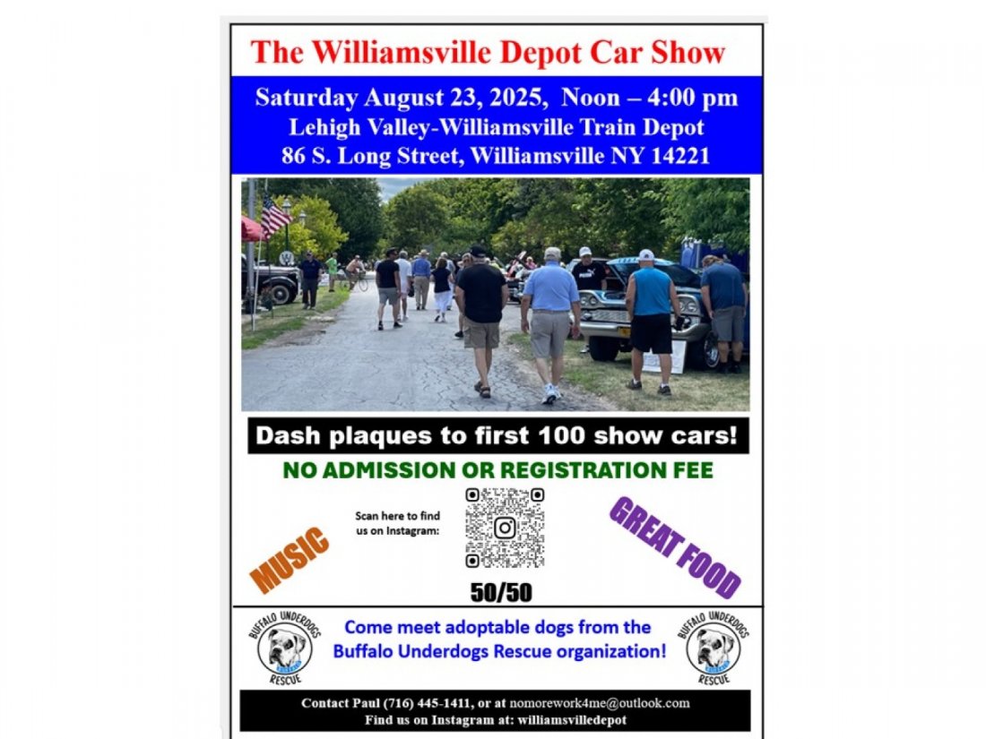 Williamsville Depot Cars & Canines Show