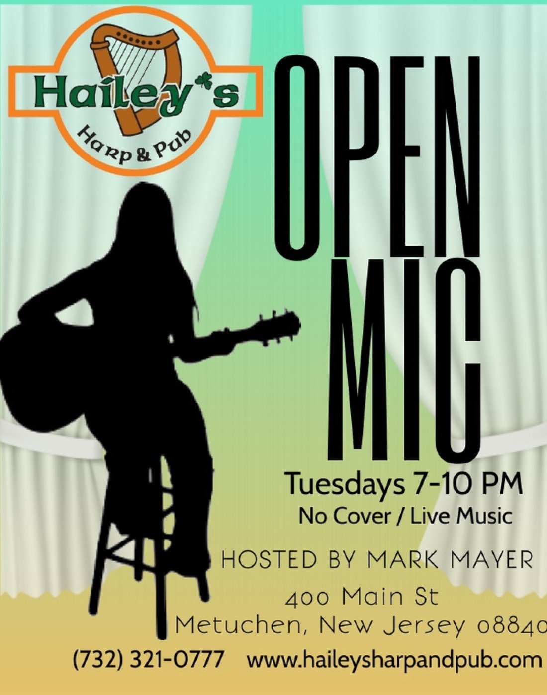 Hailey's Live Music Open Mic Night