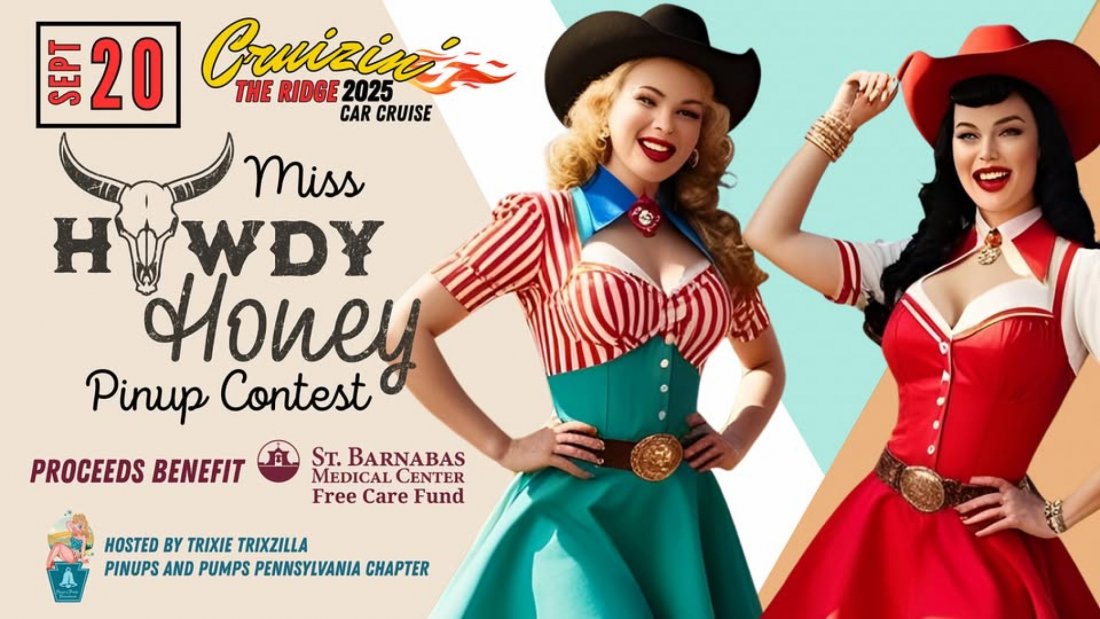 Miss Howdy Honey Pinup Contest @ Cruizin' the Ridge Car Cruise - Sept 20th