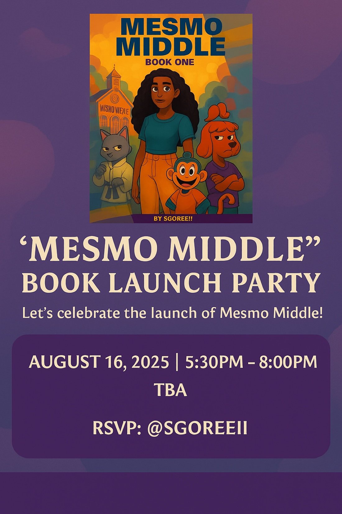 Mesmo Middle Book Launch