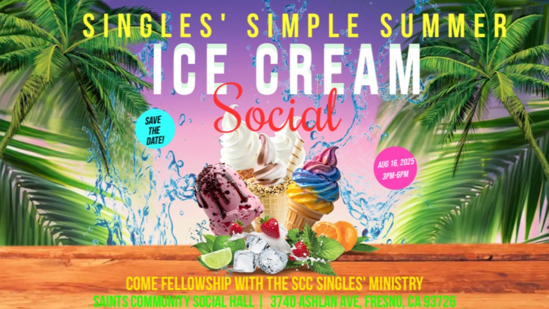 Singles\u2019 Simple Summer Ice Cream Social
