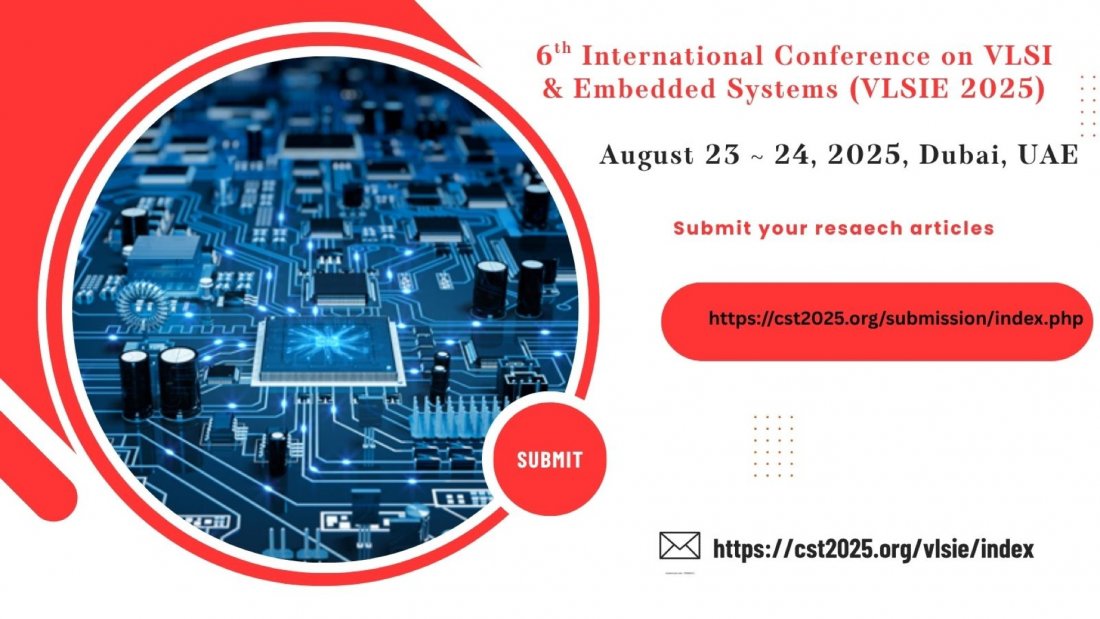 6th International Conference on VLSI & Embedded Systems (VLSIE 2025)