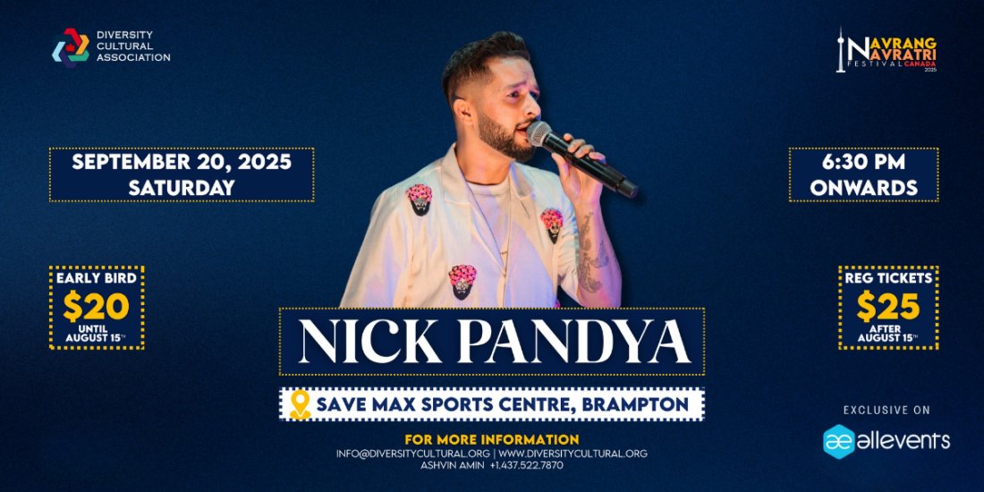 Nick Pandya Live in Brampton