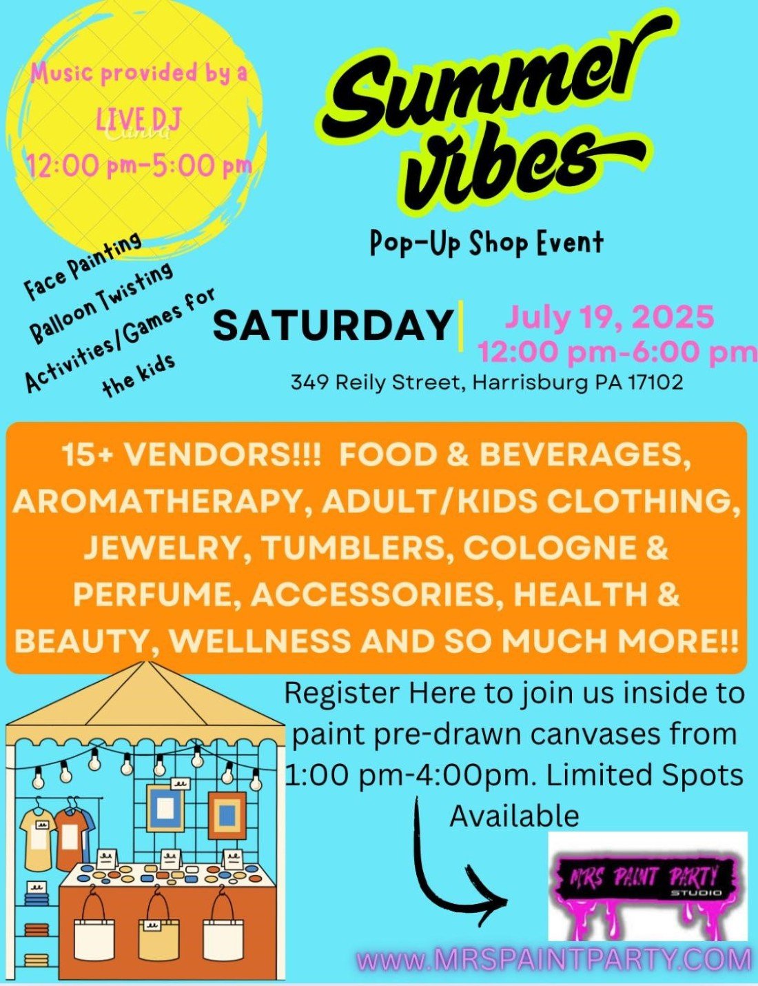 SUMMER VIBES POP-UP SHOP EVENT