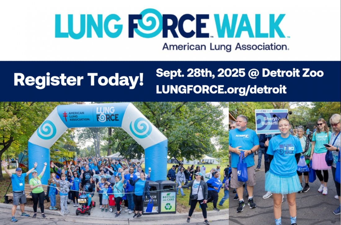 The 2025 Detroit LUNG FORCE Walk