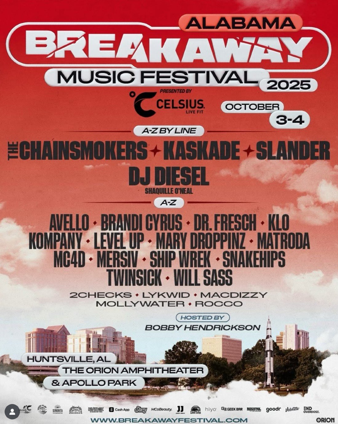 Breakaway Music Festival Alabama 2025